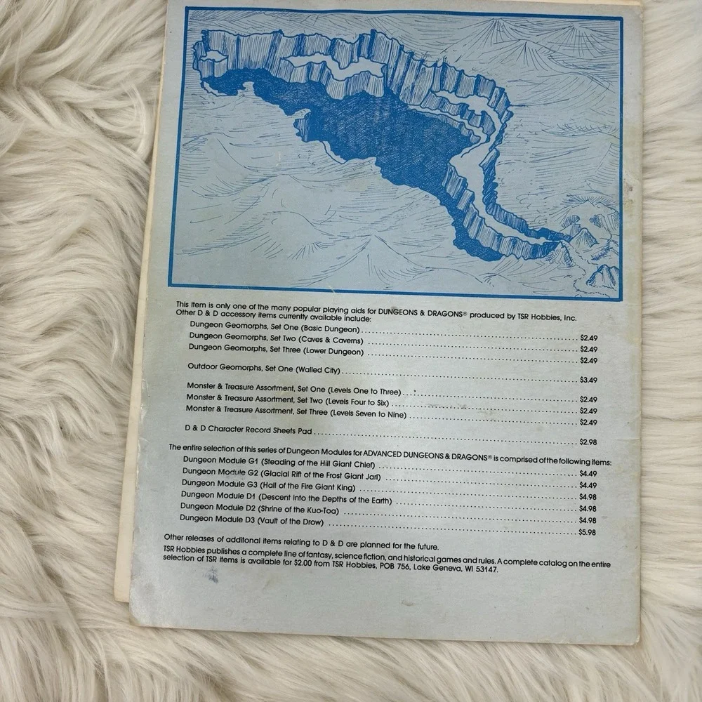 AD&D Module G2 - The Glacial Rift Of the Frost Giant Jarl -‎ 1978